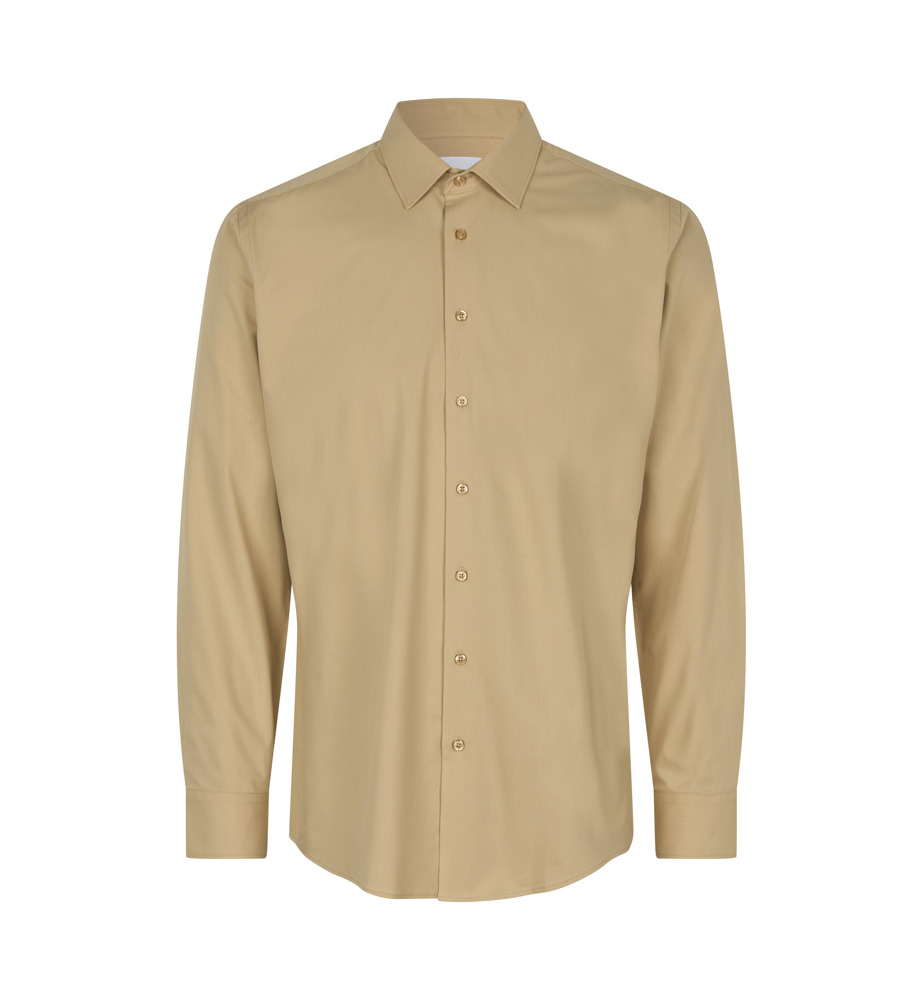 SEVEN SEAS Hybrid shirt | slim - Zand (C-165)