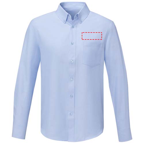 Pollux 130 g/m² herenoverhemd met lange mouwen
