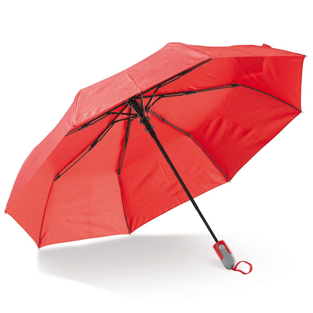 Opvouwbare 22” paraplu auto open - Rood