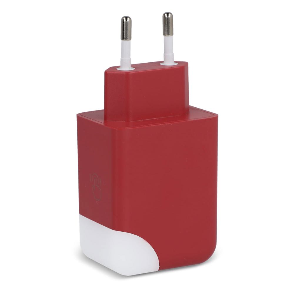 Xoopar Ice-G 65W GaN stroomadapter - Rood