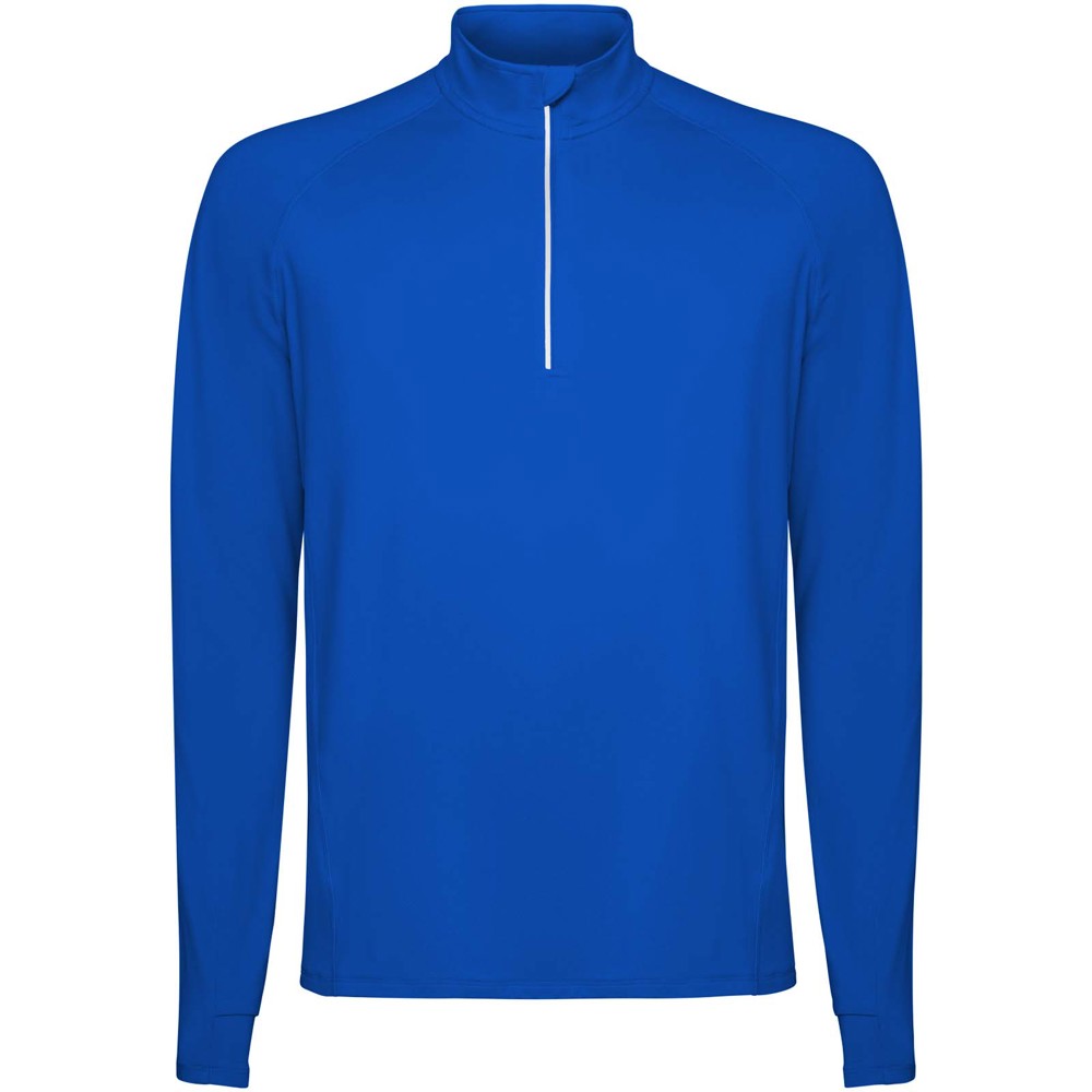 Estambul 200 g/m² herensweater met lange mouwen en halve rits - Koningsblauw