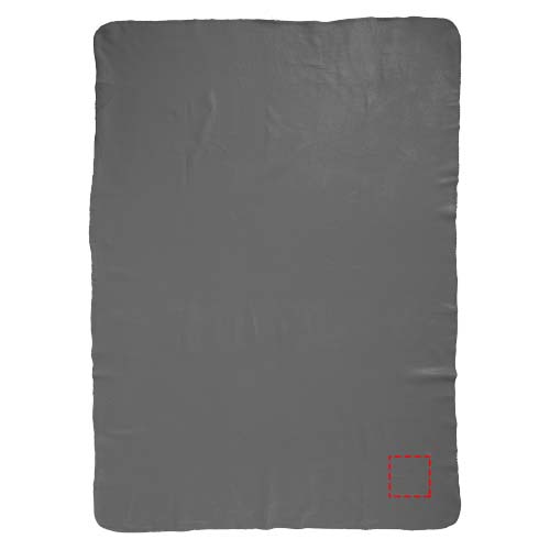Huggy fleecedeken met hoes 150x120 cm