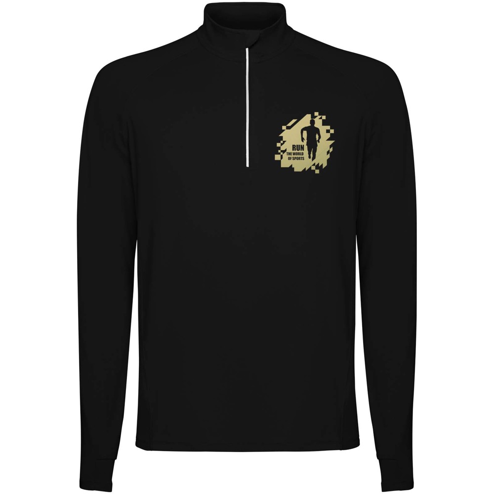 Estambul 200 g/m² herensweater met lange mouwen en halve rits
