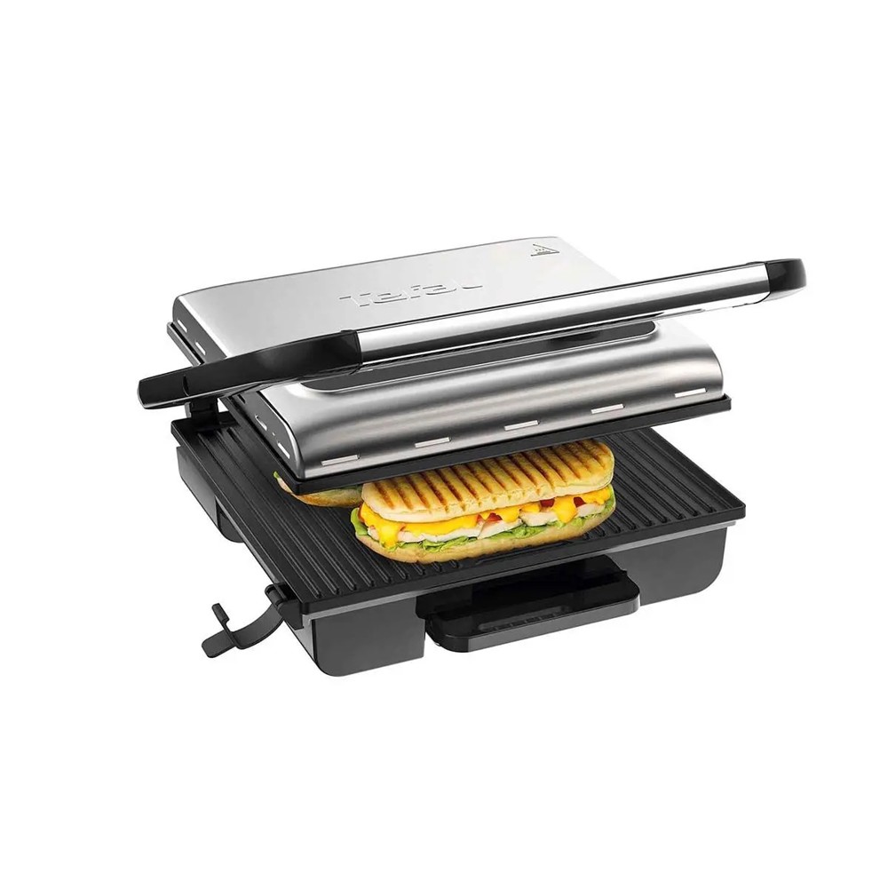 Tefal Inicio Grill Adjust- Zilver
