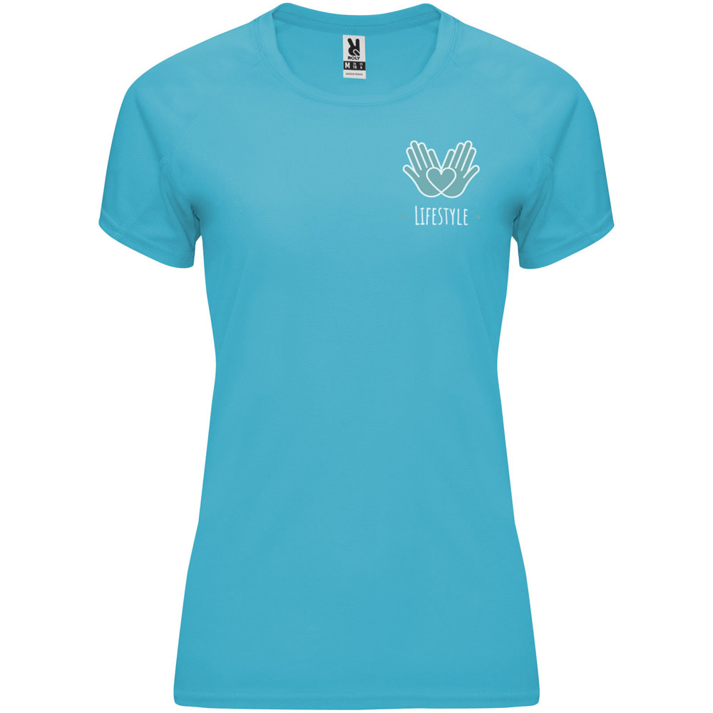 Bahrain 135 g/m² sportshirt met korte mouwen voor dames