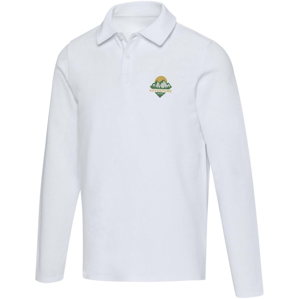 Apollo 245 g/m² uniseks poloshirt met lange mouwen