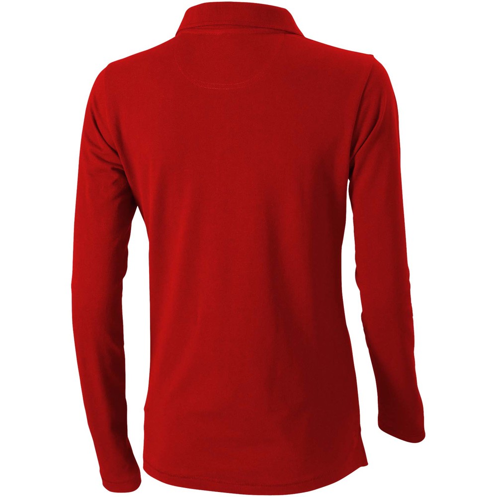 Calgary 180 g/m² damespolo met lange mouwen