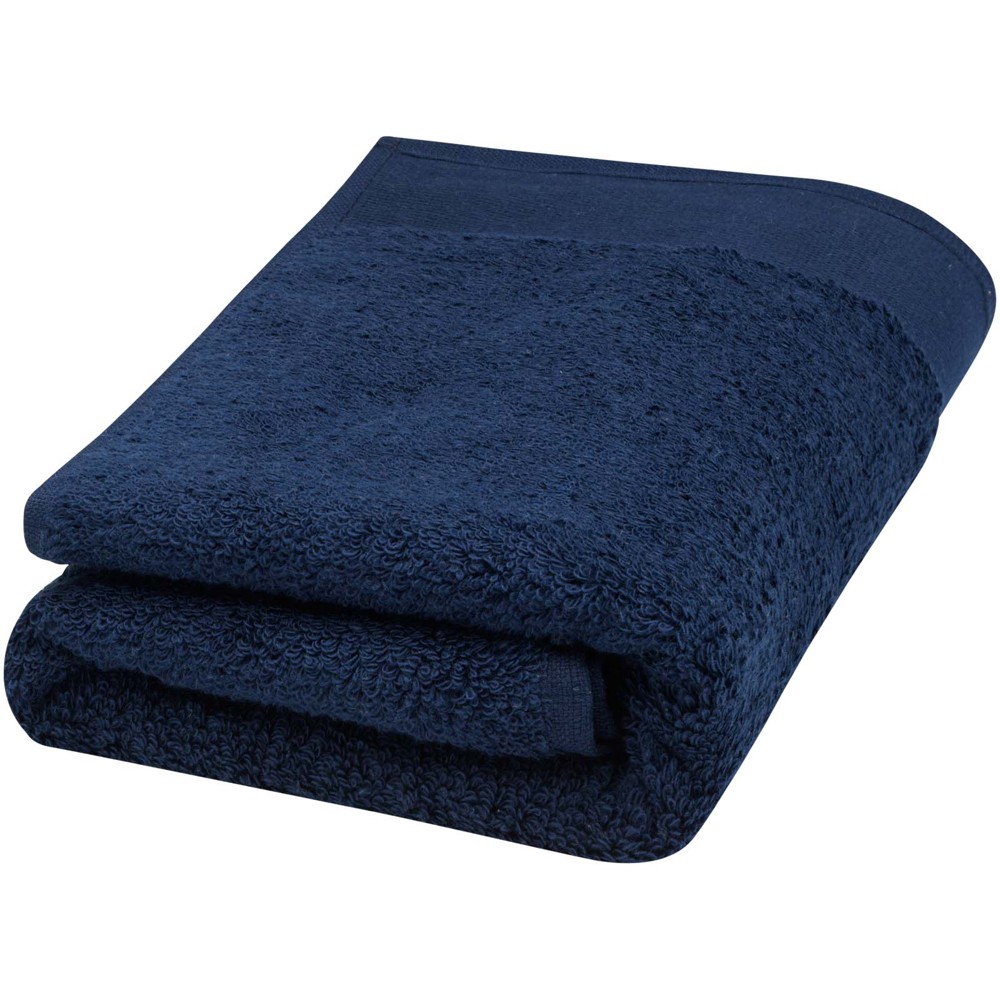 Nora handdoek 50 x 100 cm van 550 g/m² katoen - Marineblauw