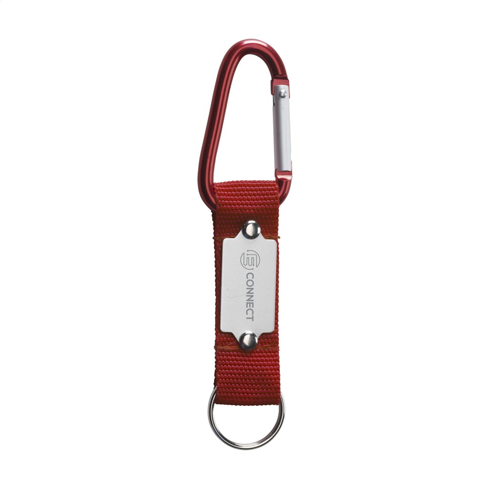 KeyTex karabijnhaak - rood (± PMS 193)