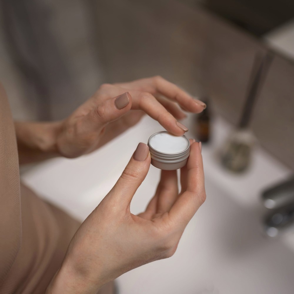 Lipbalm rond gerecycled aluminium blikje