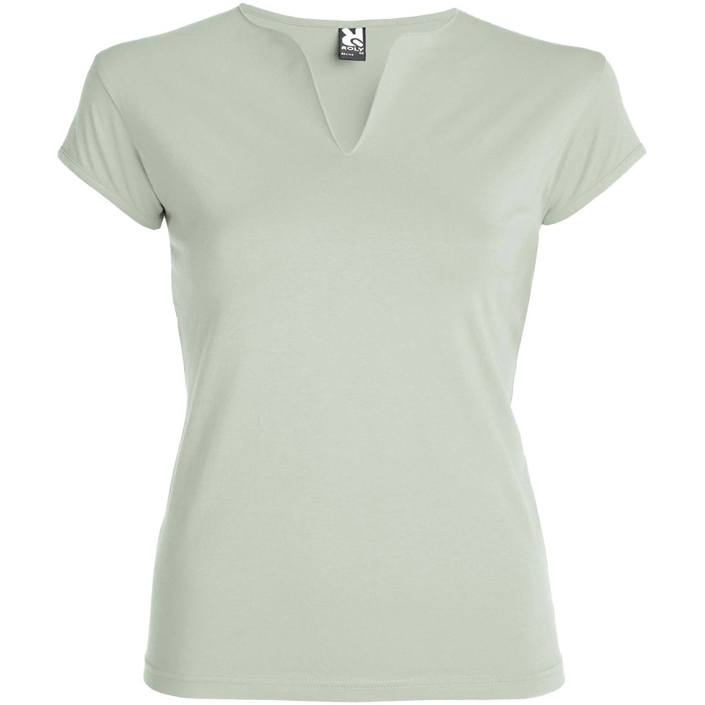 Belice 200 g/m² damesshirt met korte mouwen - Mistgroen