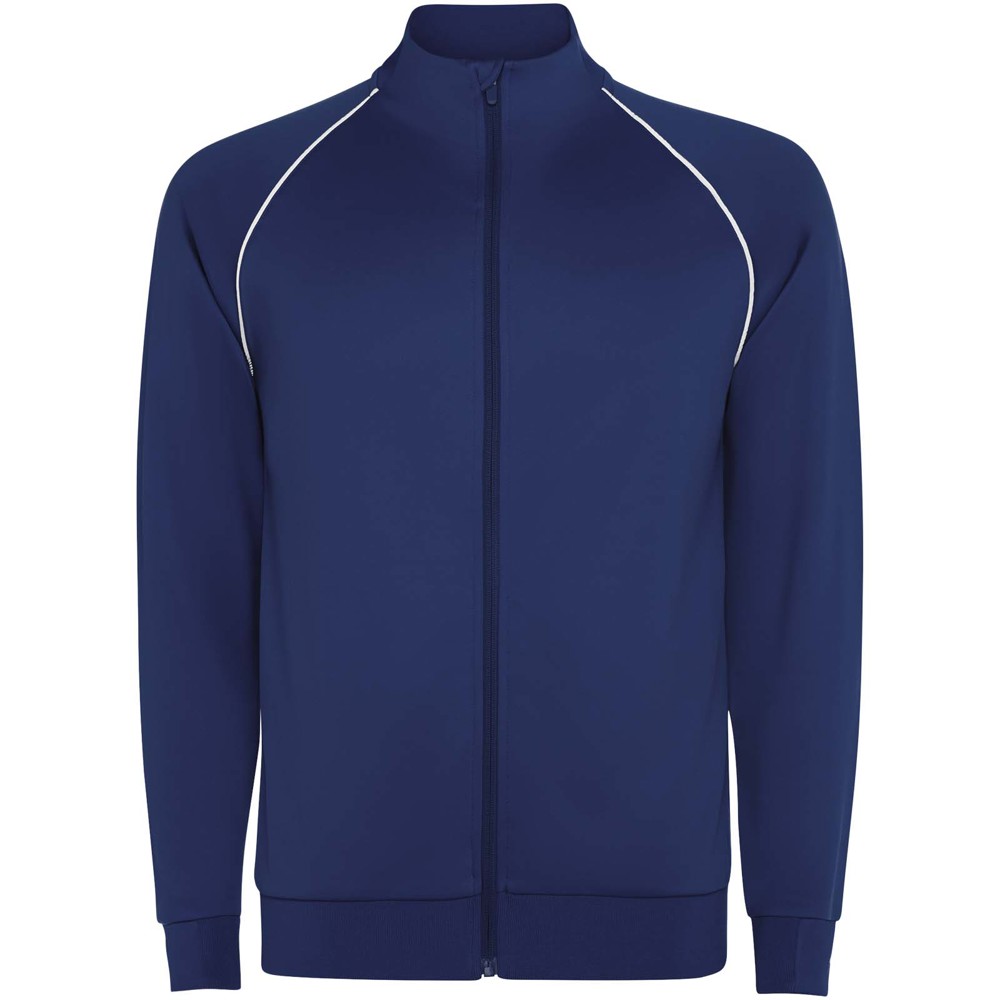 Valier-sweatshirt voor kinderen met doorlopende rits - Marineblauw