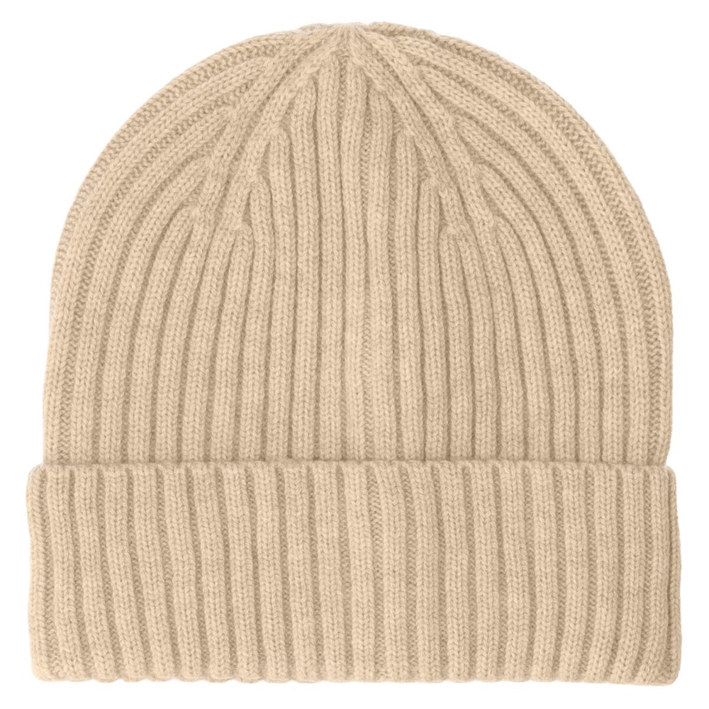 Nilton's Gebreide muts, 100% Merinowol - Beige (PMS7529c) / Beige