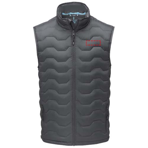 Petalite GRS gerecyclede geïsoleerde down bodywarmer voor heren
