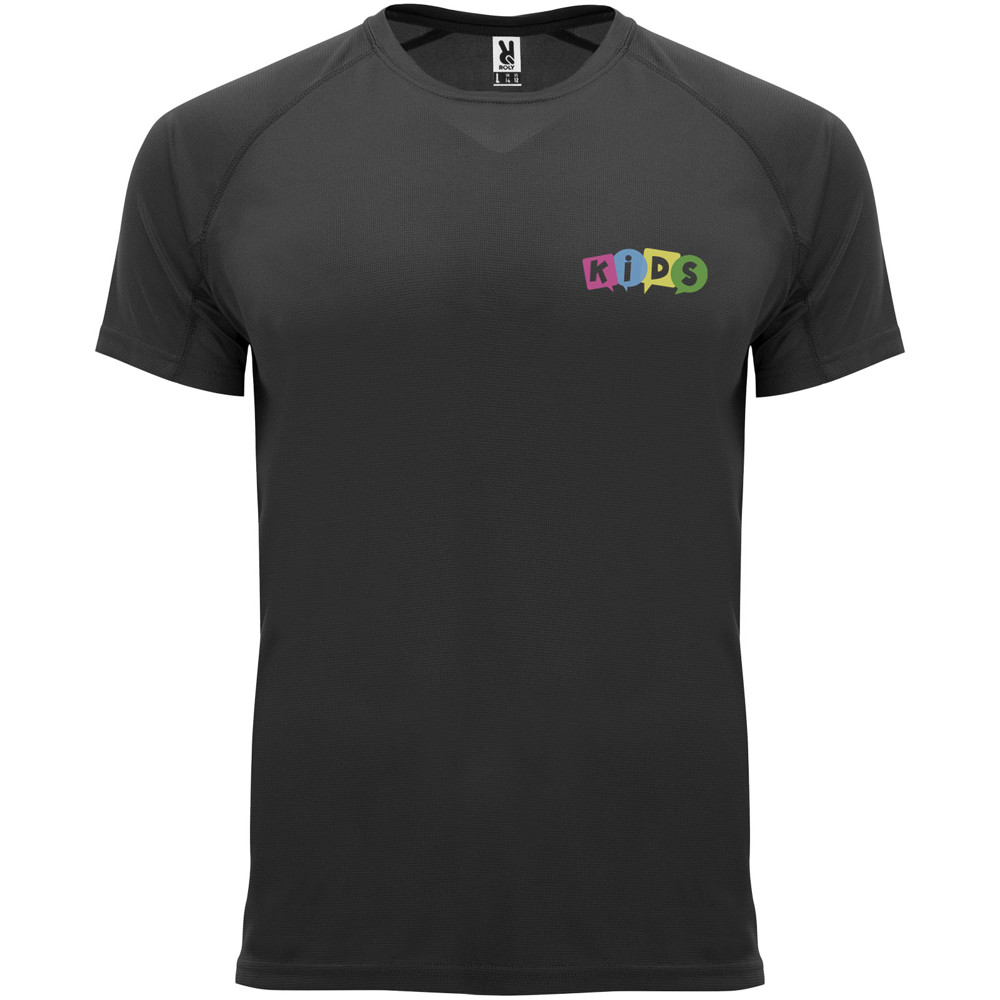Bahrain 135 g/m² sportshirt met korte mouwen voor kinderen