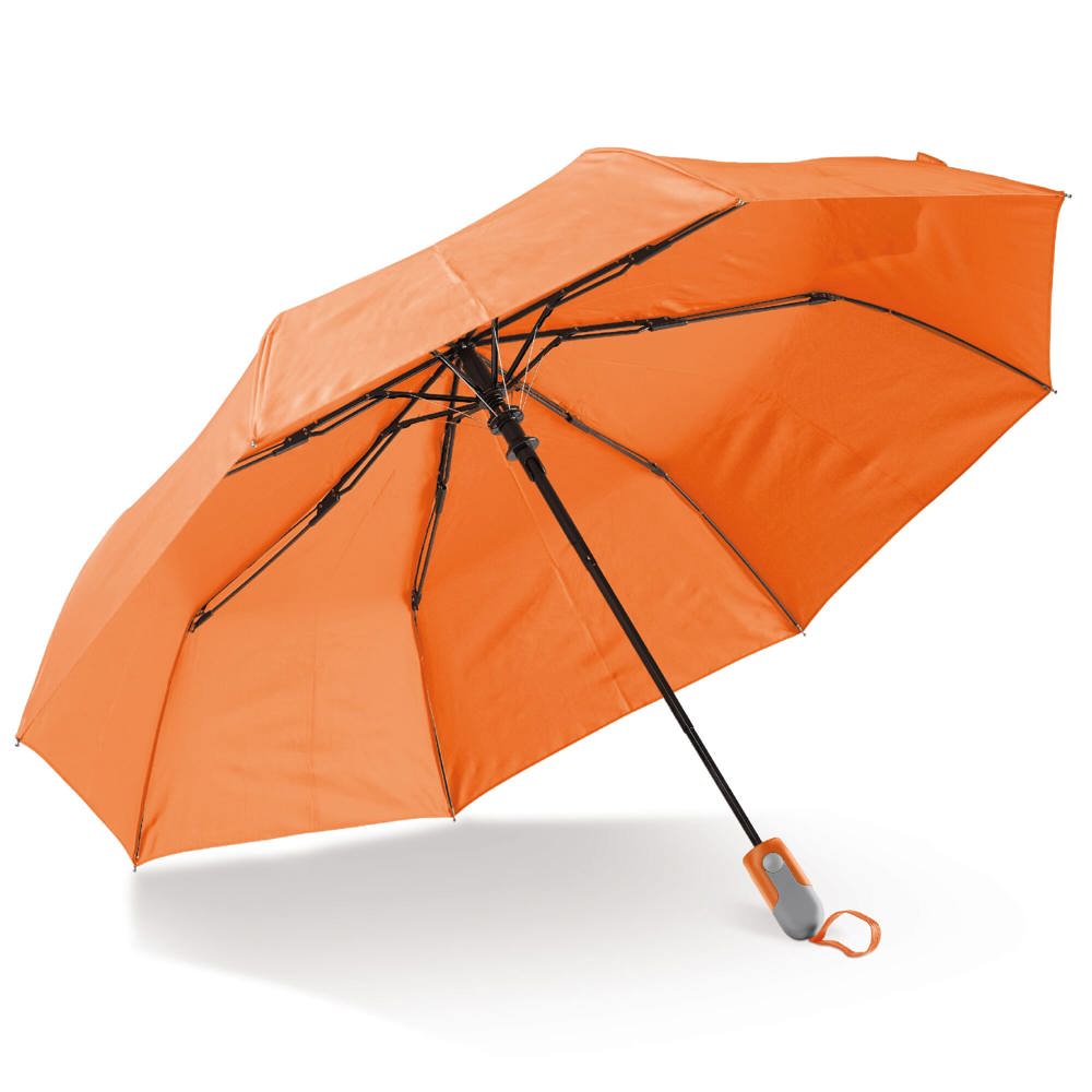 Opvouwbare 22” paraplu auto open - Oranje