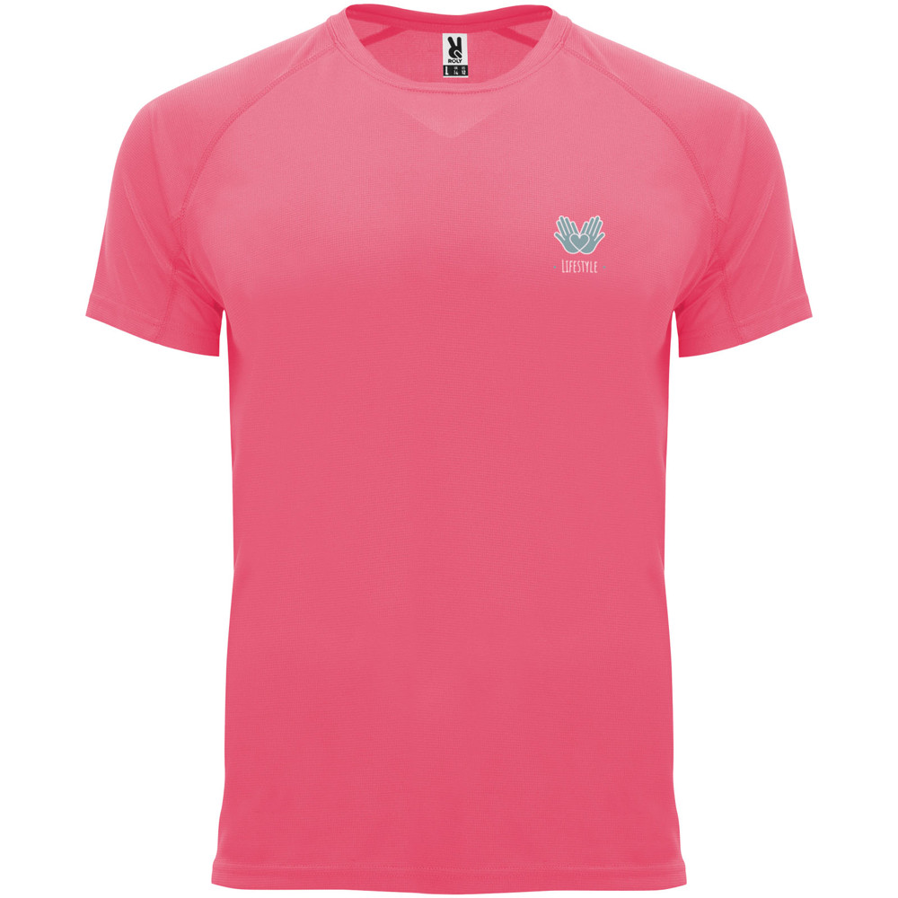 Bahrain 135 g/m² sportshirt met korte mouwen voor kinderen