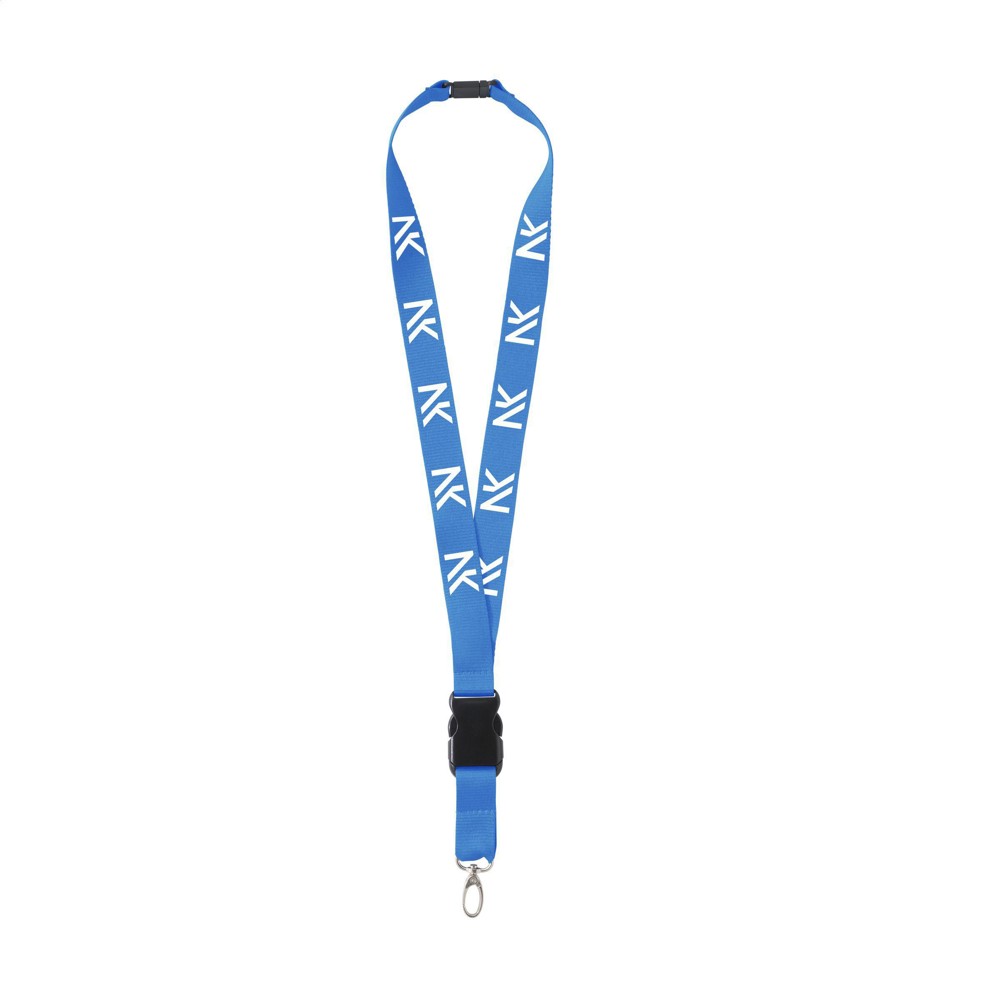 KeyCordSafety 2,4 cm lanyard - lichtblauw (± PMS 2184)