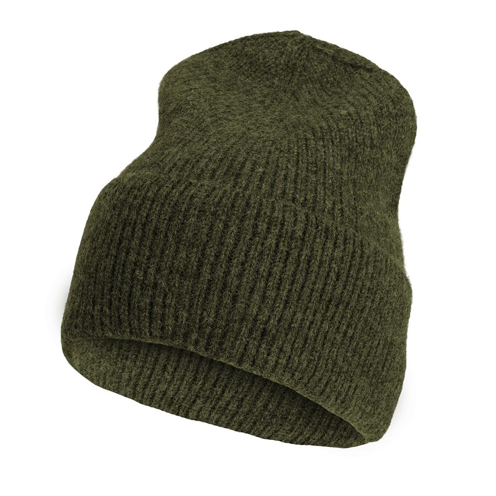 Nilton's Gebreide muts exclusief - Olijfgroen (PMS 7764C) / Olijfgroen