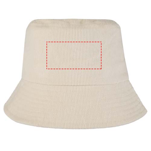 Howson 280 g/m² zonnehoed van gerecycled corduroy