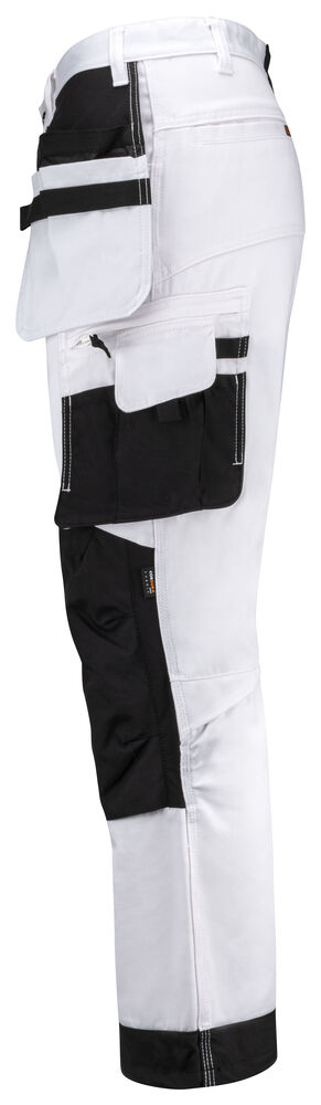 Jobman - 2174 Painters' Trousers Core Stretch Wit/zwart 146