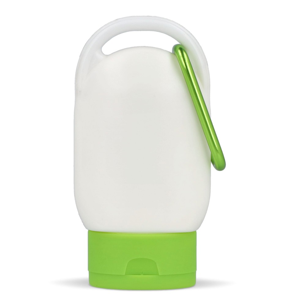 Zonnebrandlotion met Karabijnhaak SPF30 Gerecycled Materiaal 30ml - Lichtgroen
