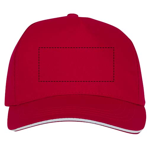 Ceto 175 g/m² 5 panel sandwich cap