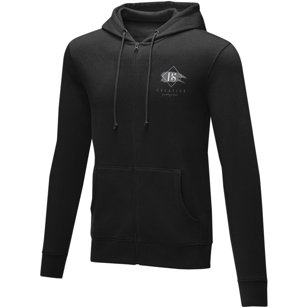 Charon 240 g/m² heren hoodie met ritssluiting