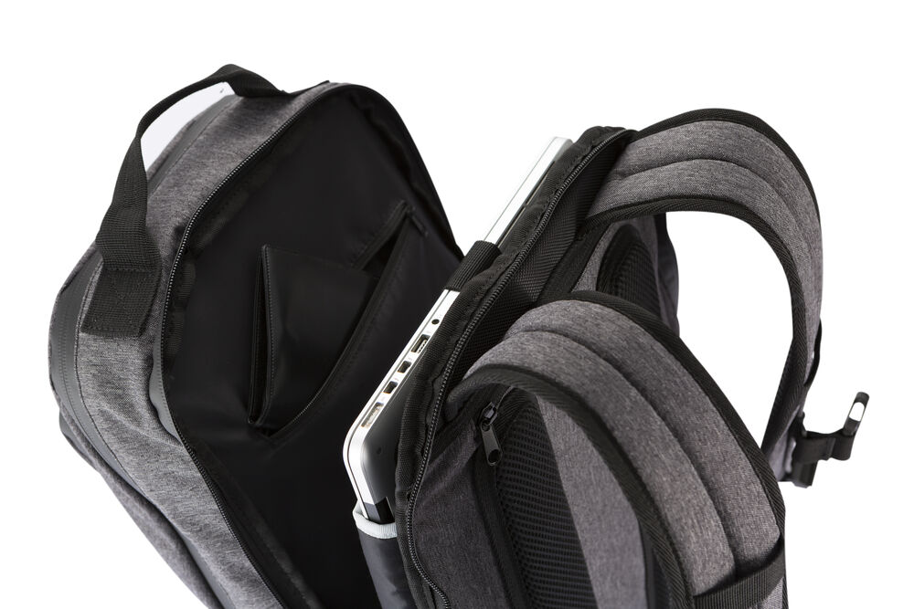 Clique - City Backpack Antraciet Melange One size