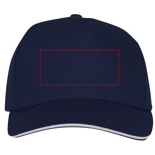 Ceto 175 g/m² 5 panel sandwich cap