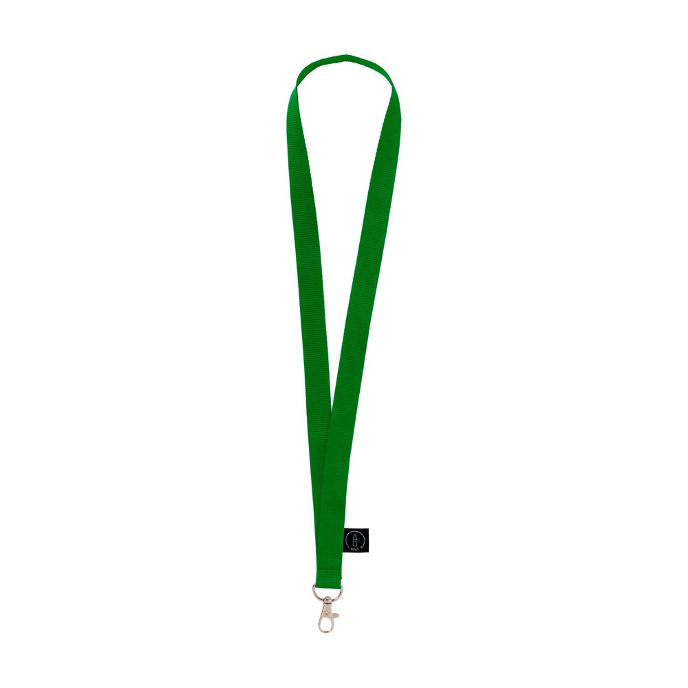 KeyCord Budget GRS RPET 2 cm - groen (± PMS 348C)