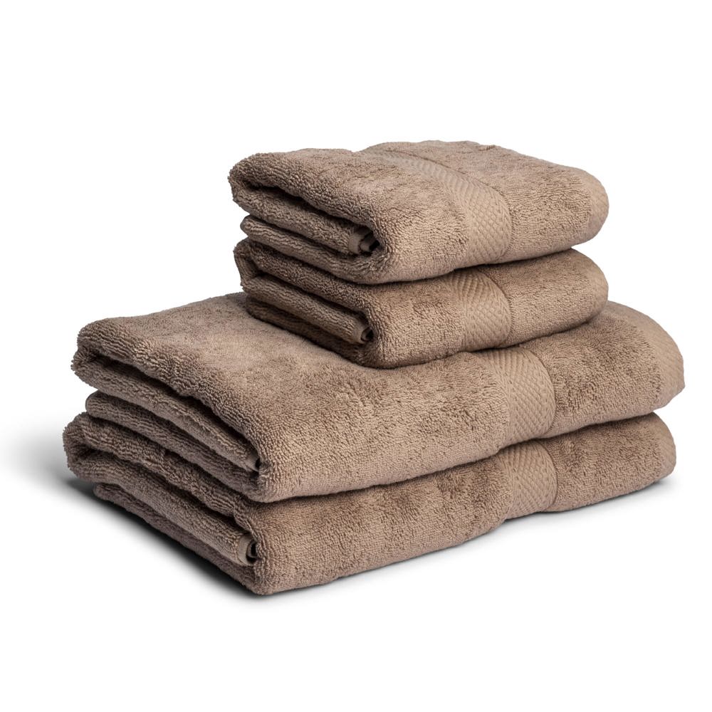 Lord Nelson Fairtrade handdoek 70x130cm set van 3 - Licht Bruin