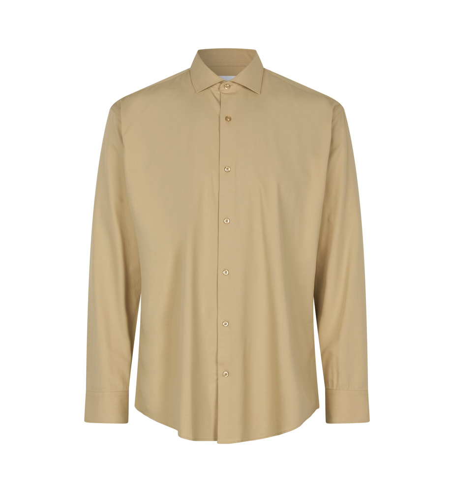 SEVEN SEAS Hybrid shirt | modern - Zand (C-165)