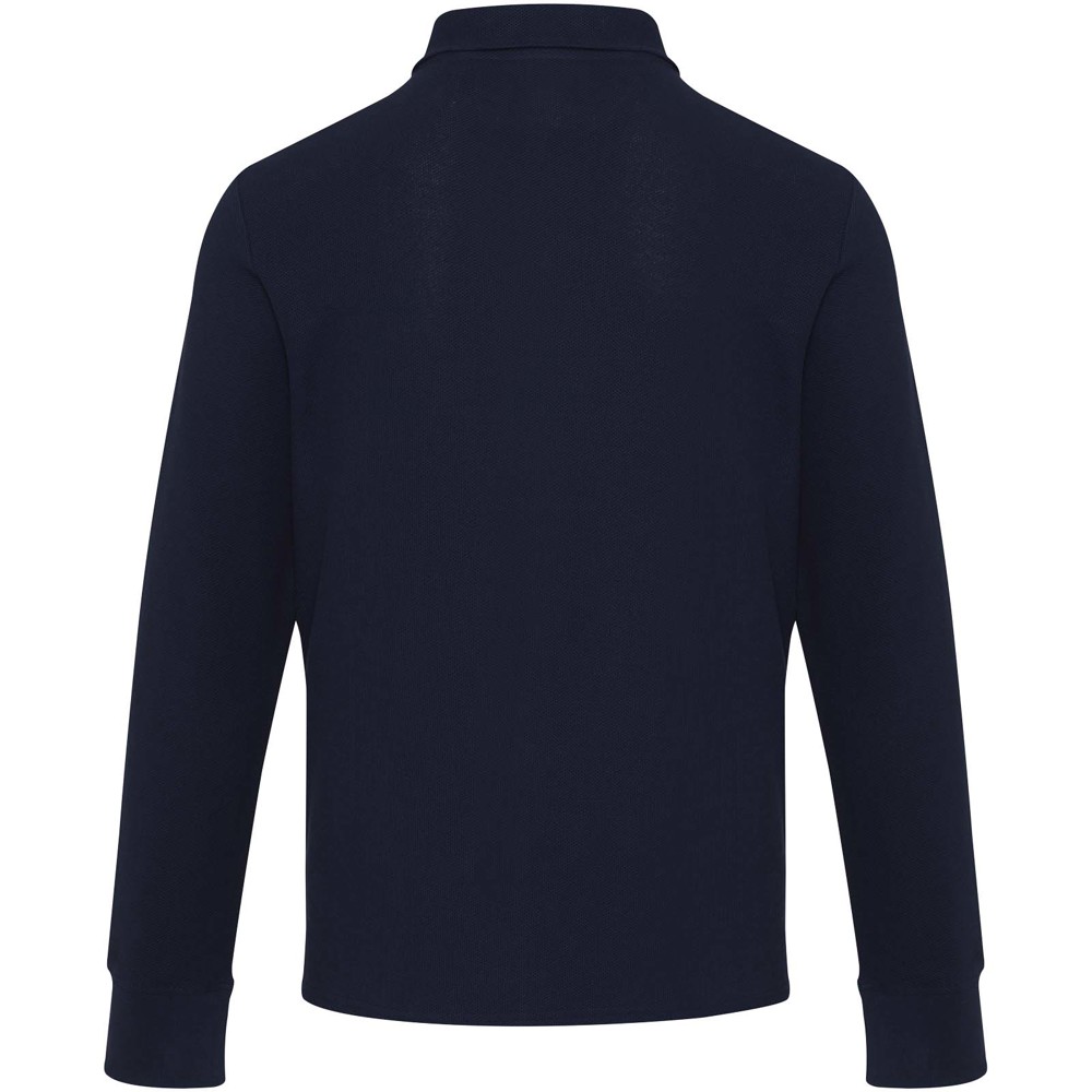Apollo 245 g/m² uniseks half-zip poloshirt met lange mouwen
