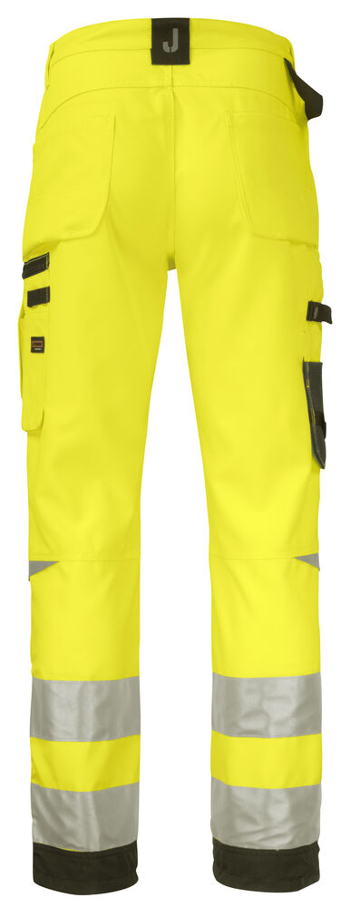 Jobman - 2221 Hi-Vis Service Trousers Star Geel/Zwart 146