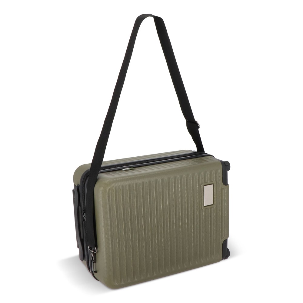 De Nordlyft InSideOut trolley, met afneembare wielen, past onder de stoel.