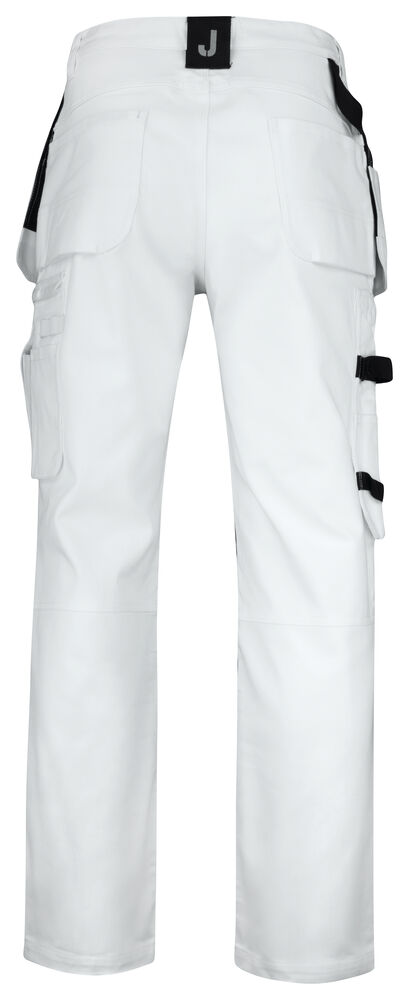 Jobman - 2129 Painters' Trousers HP Wit/Zwart C60