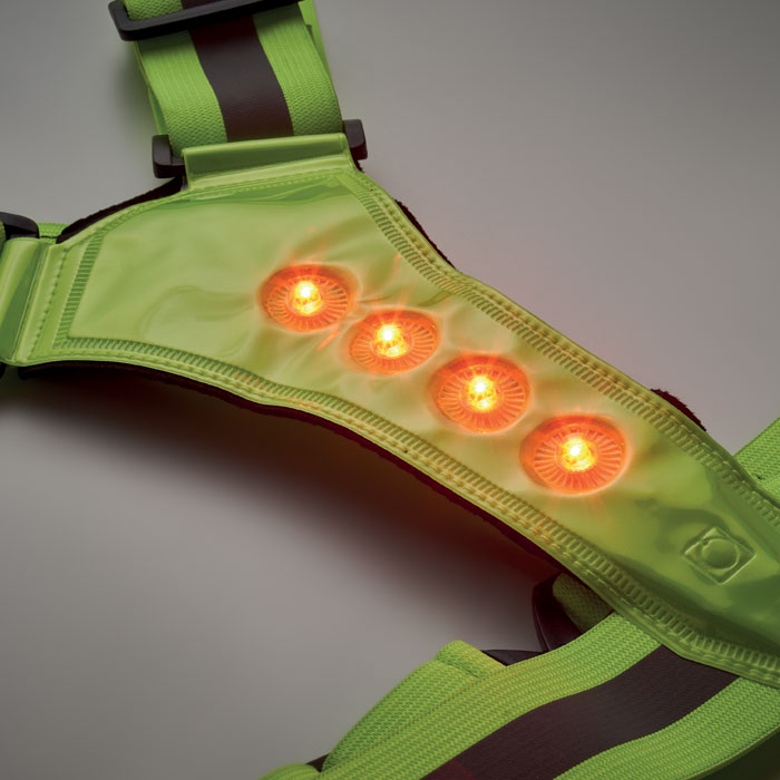 ROUNDVISIBLE - Reflecterende riem met LED