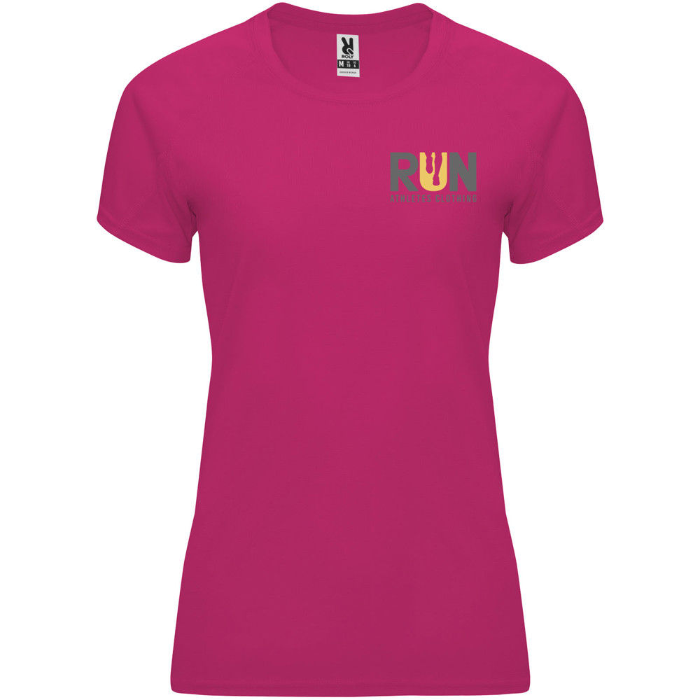 Bahrain 135 g/m² sportshirt met korte mouwen voor dames