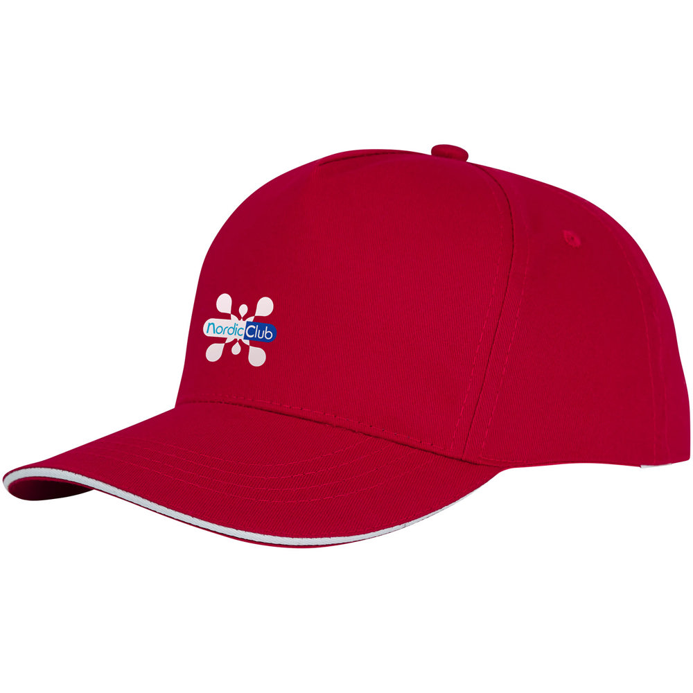 Ceto 175 g/m² 5 panel sandwich cap