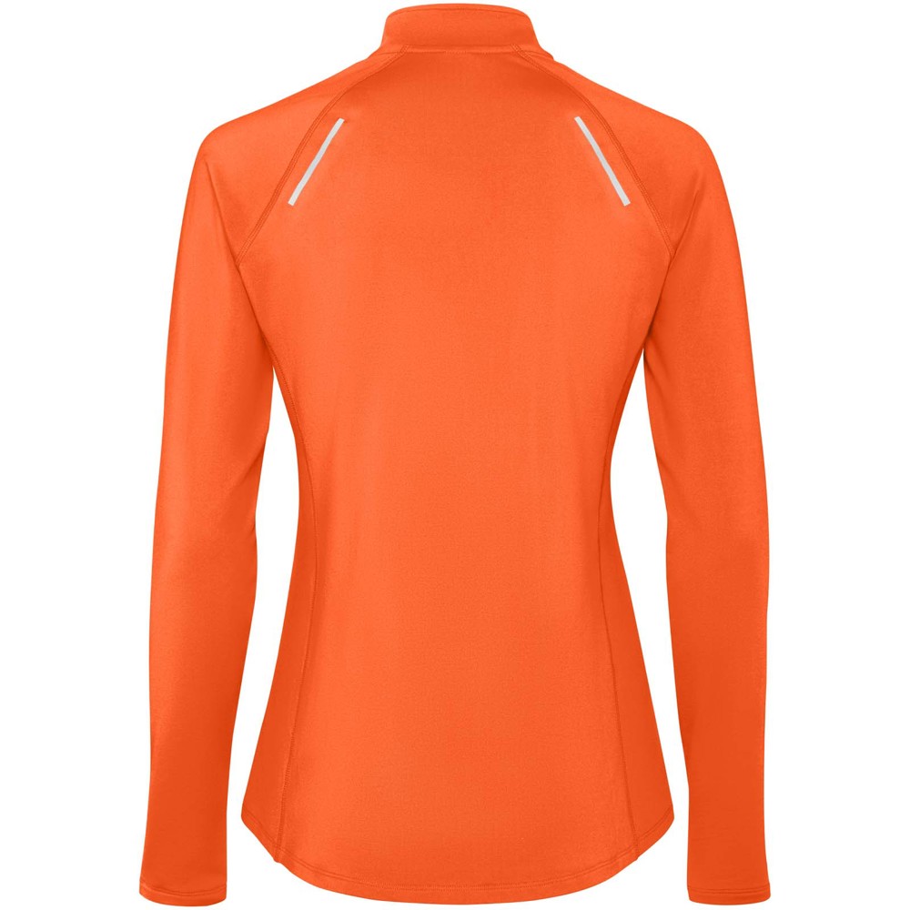 Estambul 200 g/m² damessweater met lange mouwen en halve rits