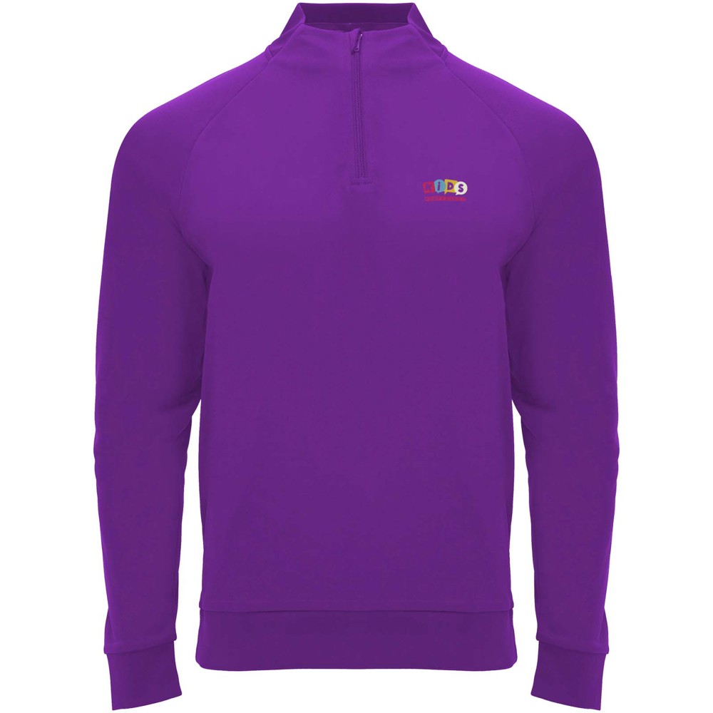 Epiro 200 g/m² sweatshirt met lange mouwen en kwartrits voor kinderen
