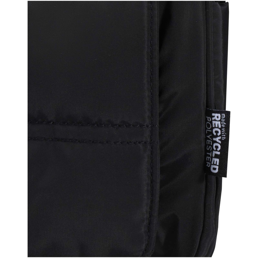 Puffer GRS gerecycleerde ophangbare canvas toilettas 8L