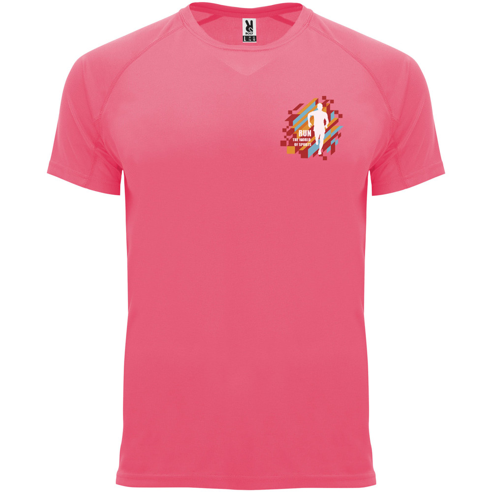 Bahrain 135 g/m² sportshirt met korte mouwen voor heren