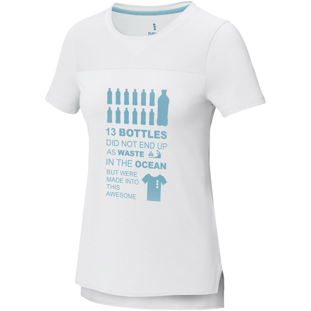 Borax 160 g/m² Dames T-shirt met korte mouwen, cool fit, GRS gerecycled