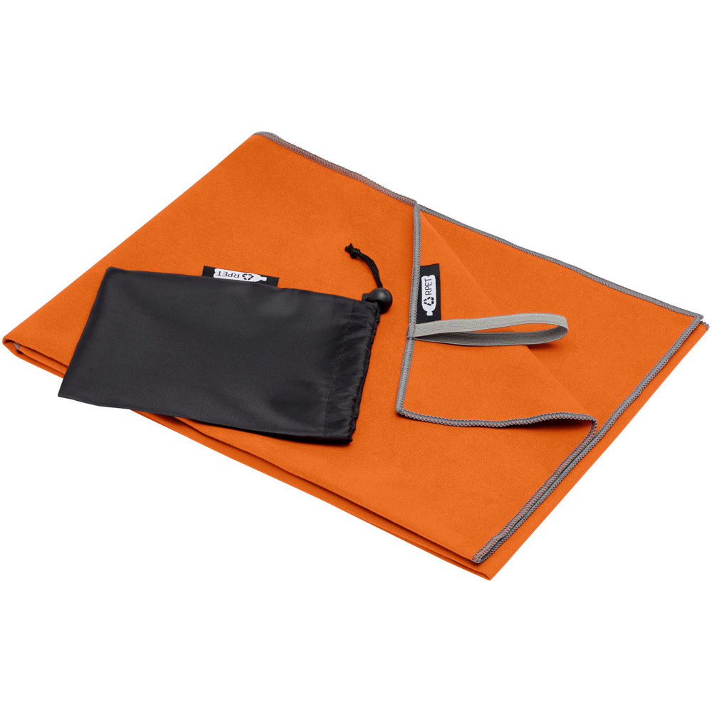 Pieter GRS ultralichte en sneldrogende handdoek 50 x 100 cm - Oranje