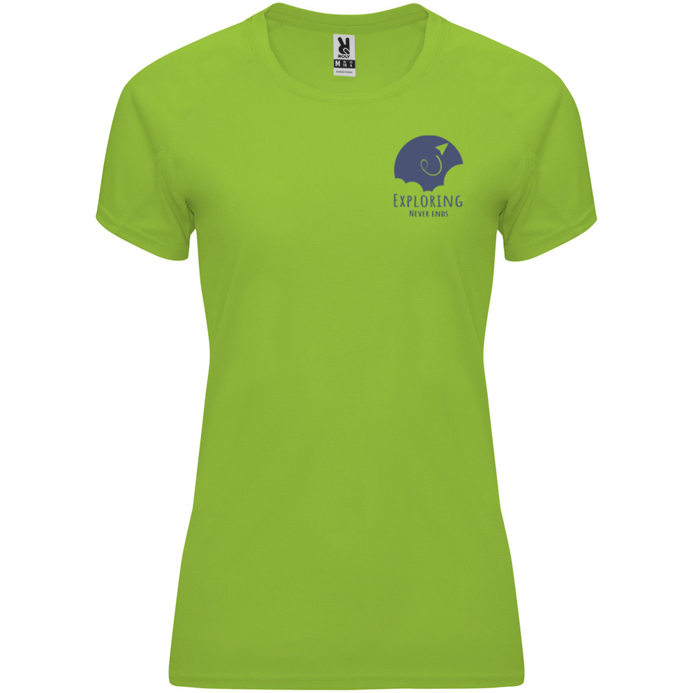 Bahrain 135 g/m² sportshirt met korte mouwen voor dames