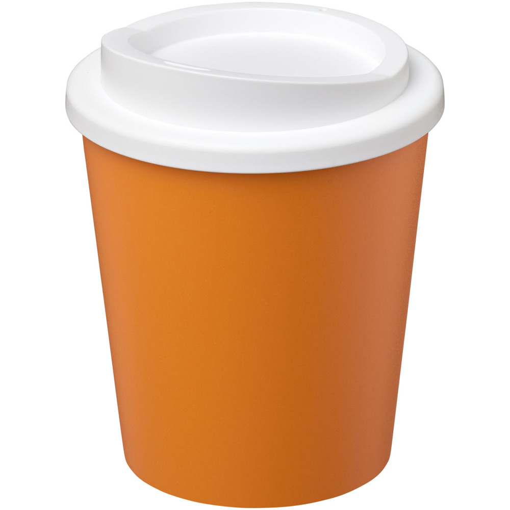 Americano® espresso 250 ml geïsoleerde beker - Oranje, Wit