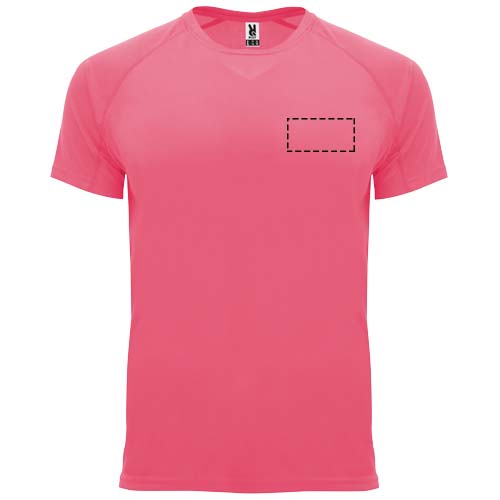 Bahrain 135 g/m² sportshirt met korte mouwen voor kinderen