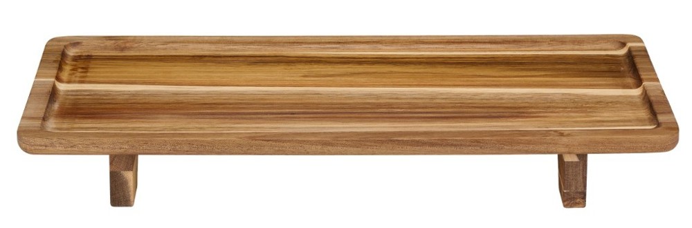 ALPINA Serving Tray 42x22cm- Bruin